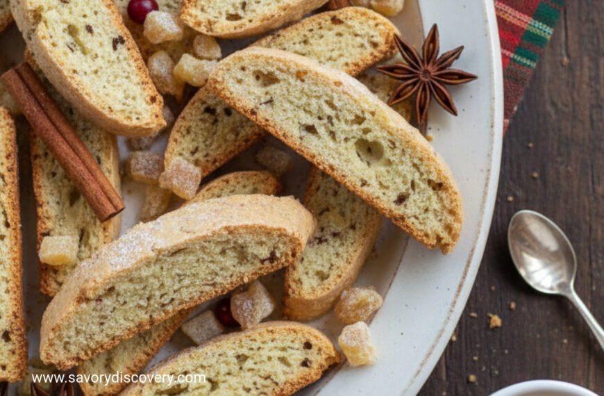 Spiced Holiday Biscotti Delights