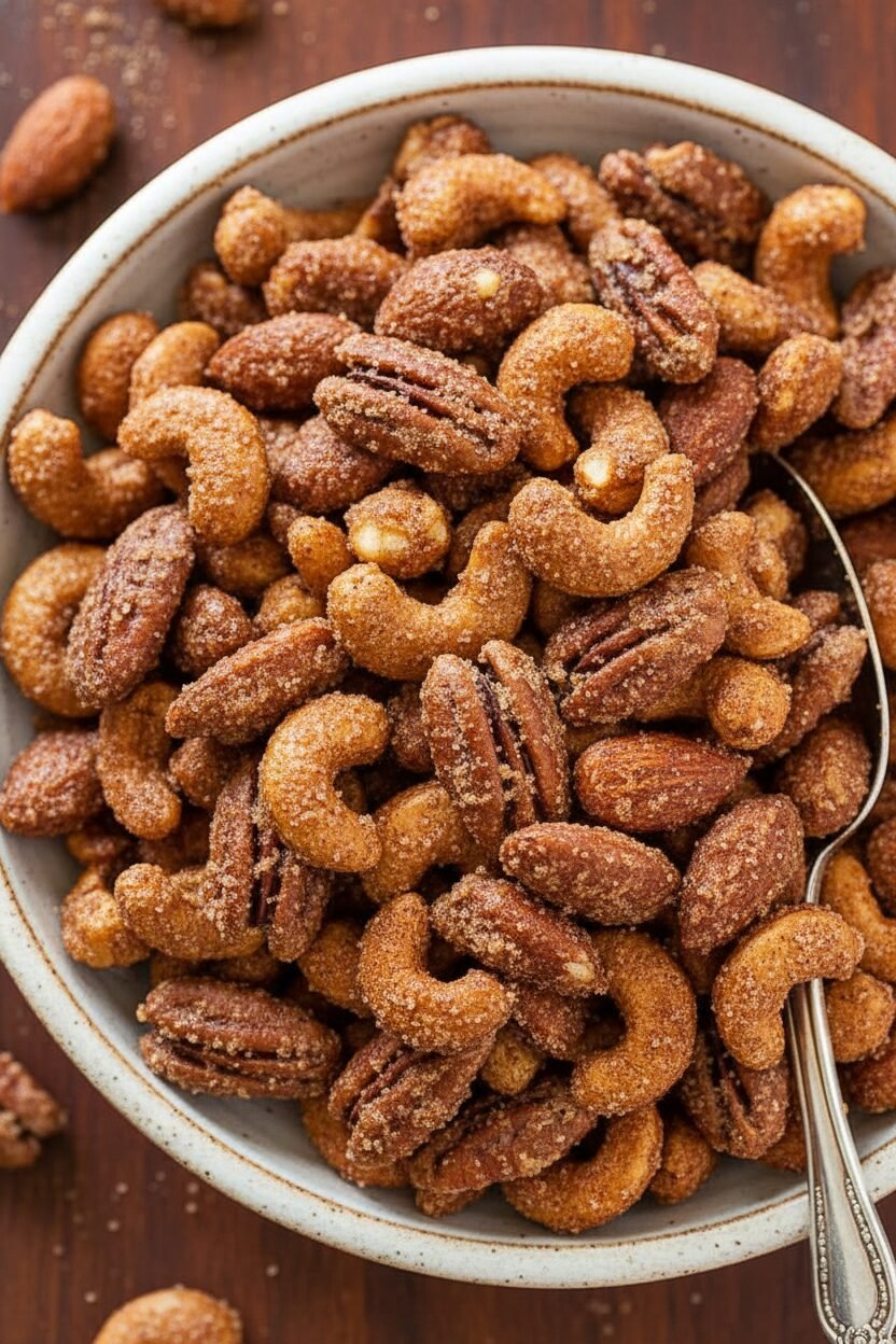 Spiced Nut Crunch Holiday Mix