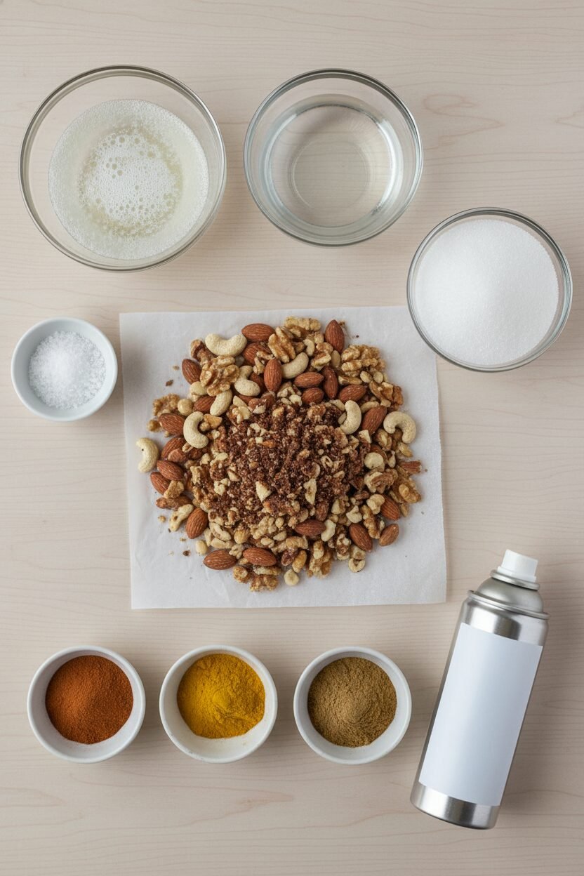 Spiced Nut Crunch Holiday Mix