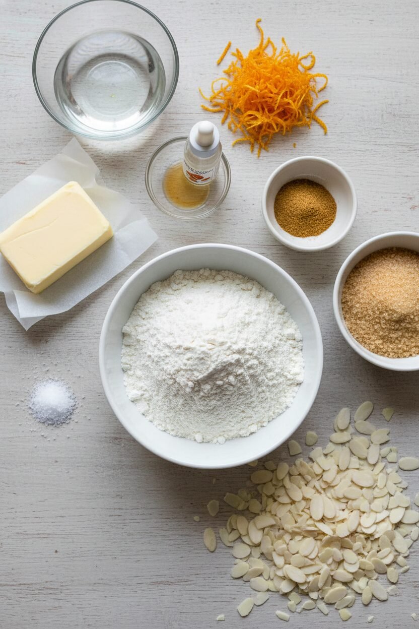 Spiced Orange Almond Christmas Crisps