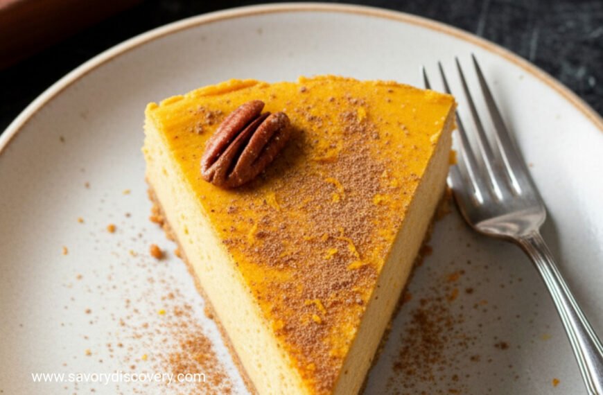 Spiced Pumpkin Cheesecake Holiday Delight