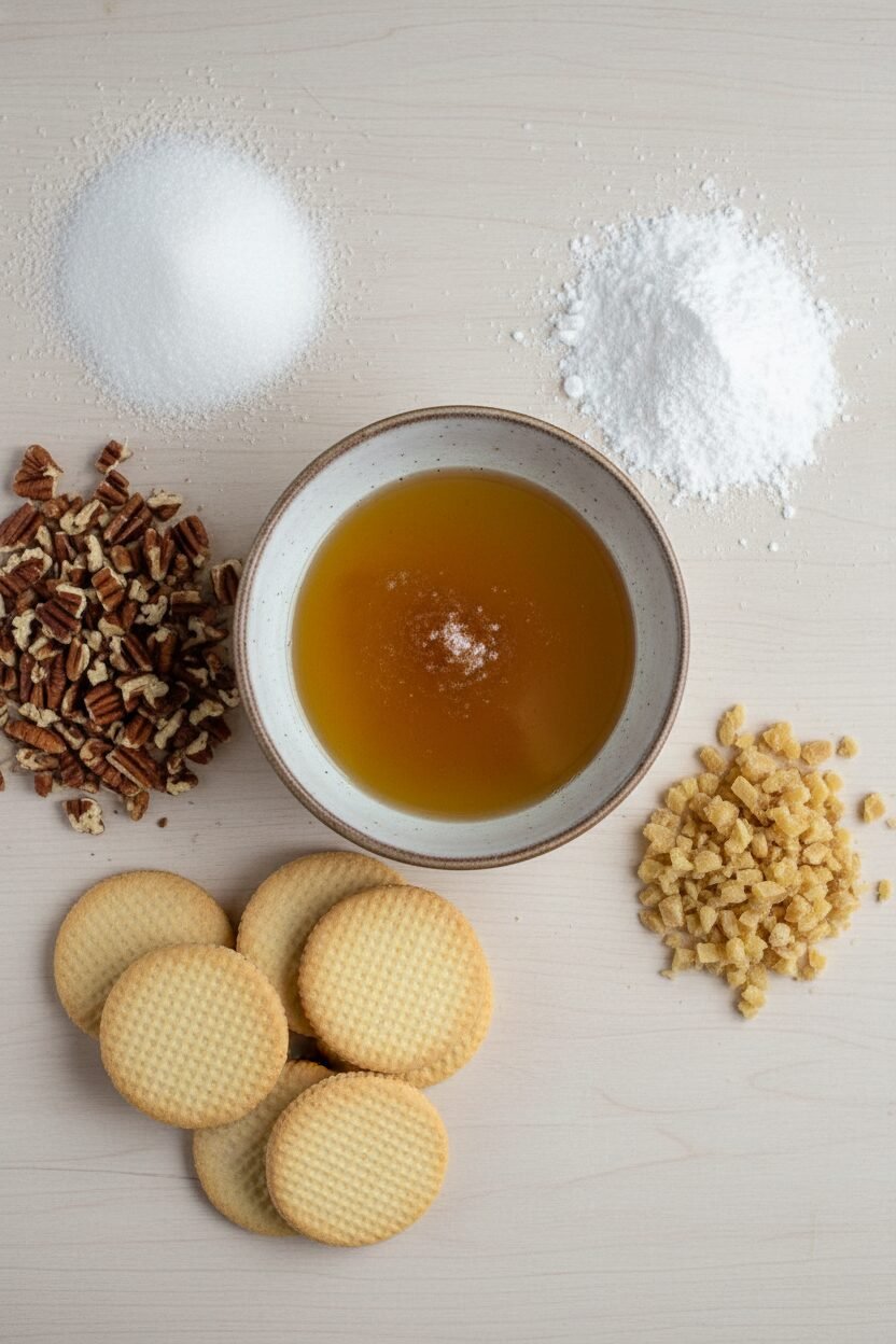 Spiced Rum Gingerbread Snowballs