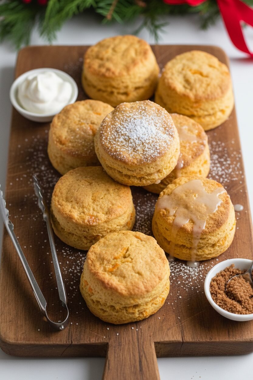 Spiced Sweet Potato Holiday Biscuits
