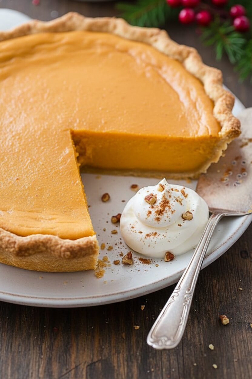 Spiced Sweet Potato Holiday Pie