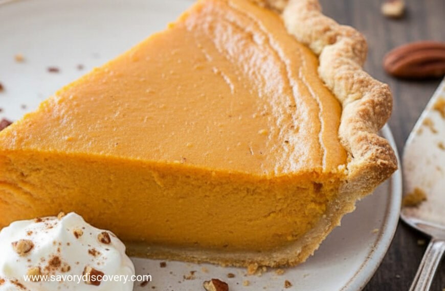 Spiced Sweet Potato Holiday Pie