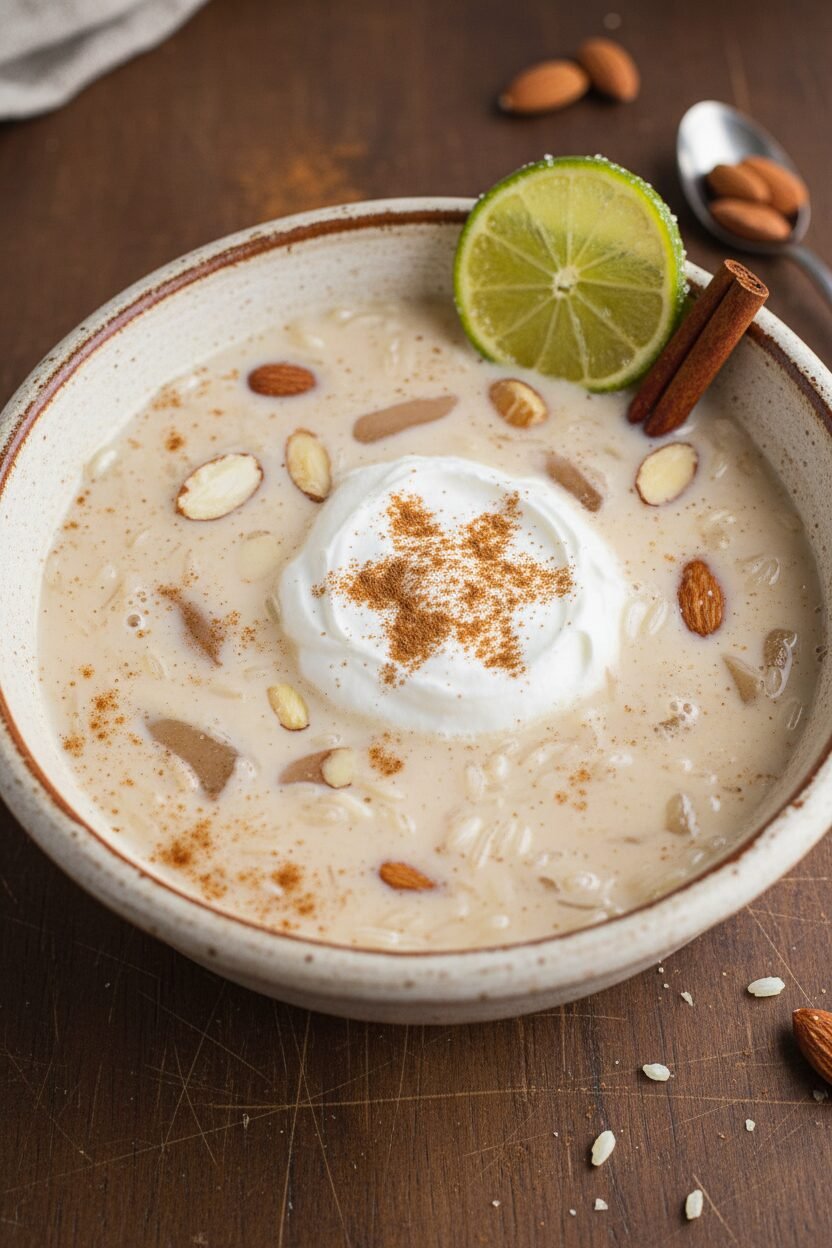 Spiked Cinnamon Horchata Holiday Punch