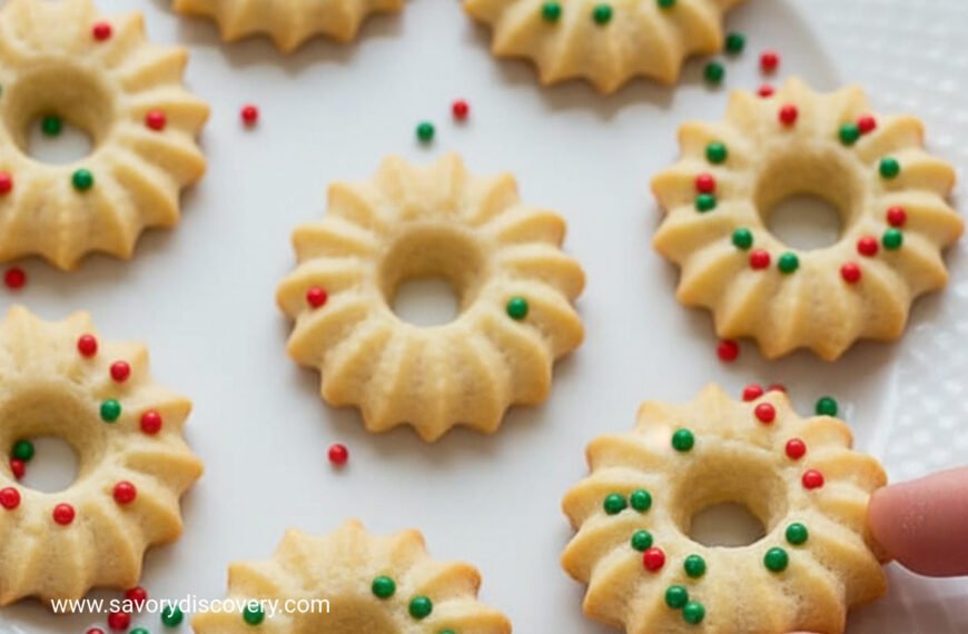 Spritz Cookie Christmas Wreaths