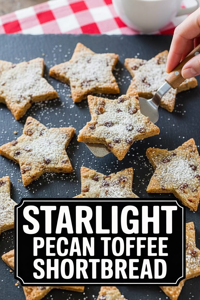 Starlight Pecan Toffee Shortbread