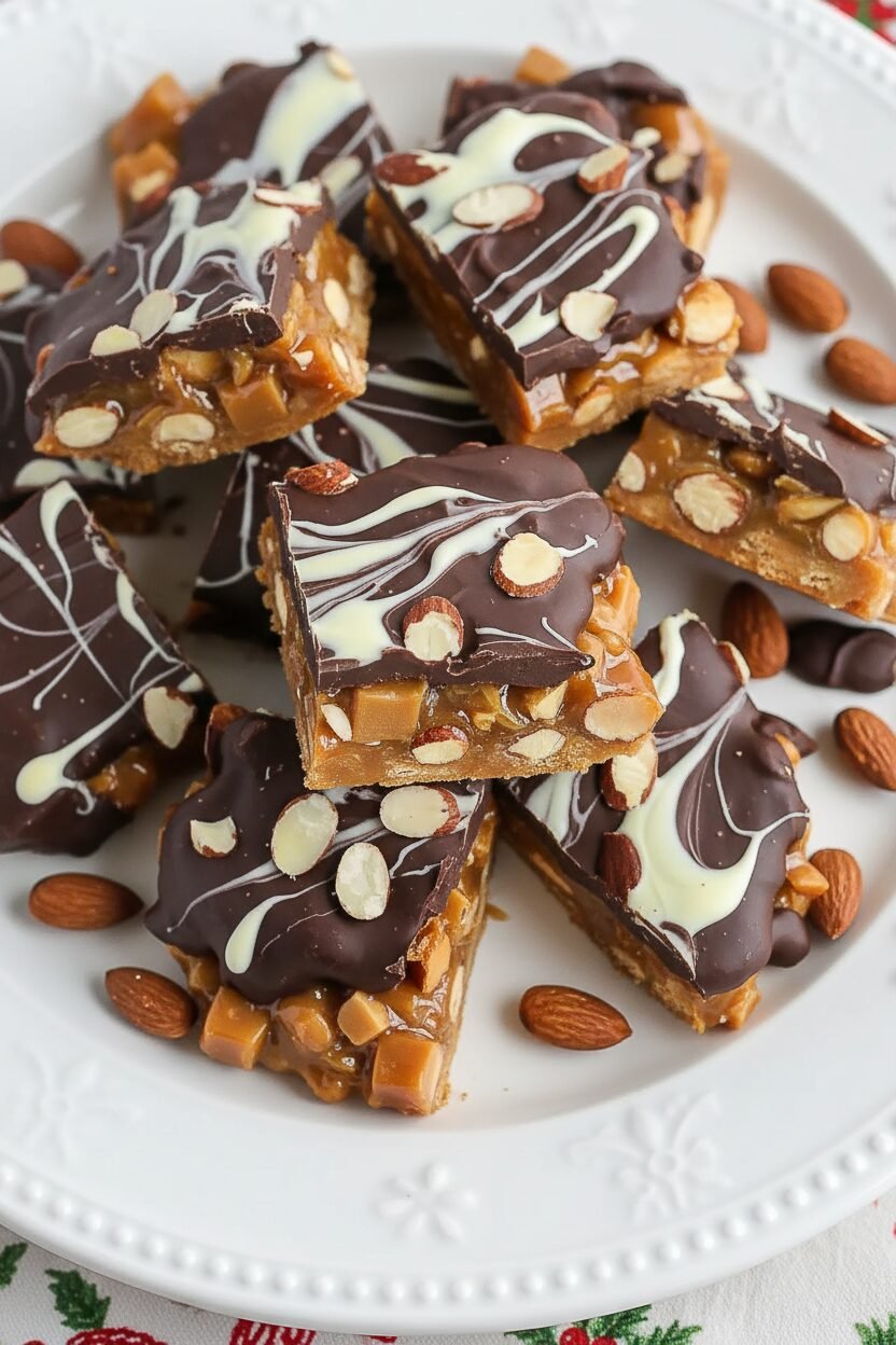 Sticky Paws Holiday Cookie Bark