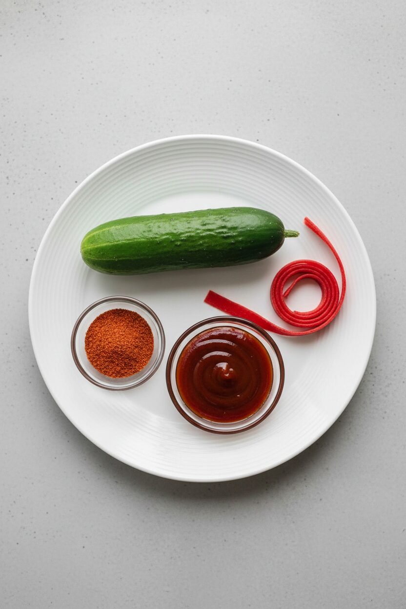 Tajin Cucumber Coins Christmas Crunch