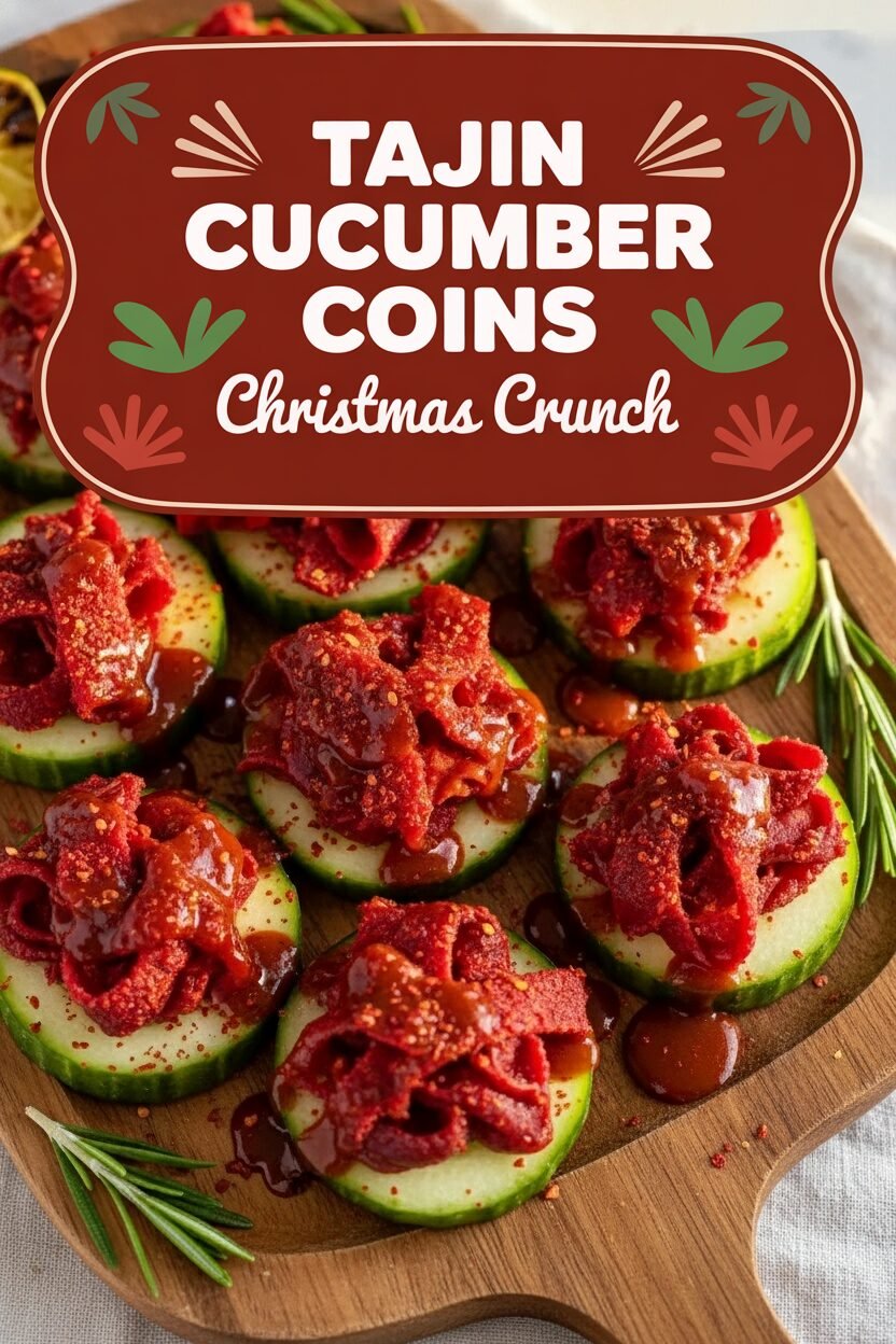 Tajin Cucumber Coins Christmas Crunch