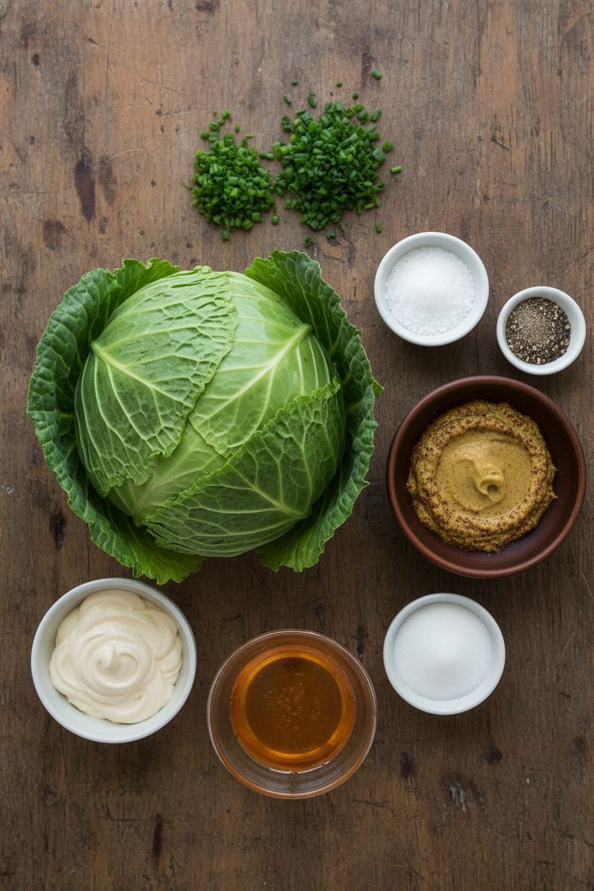 Tangy Slaw with Honey Mustard Christmas Glow