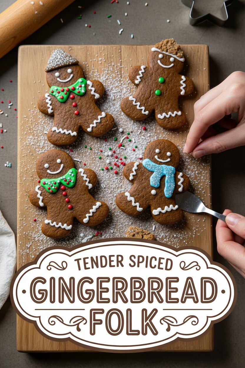 Tender Spiced Gingerbread Folk
