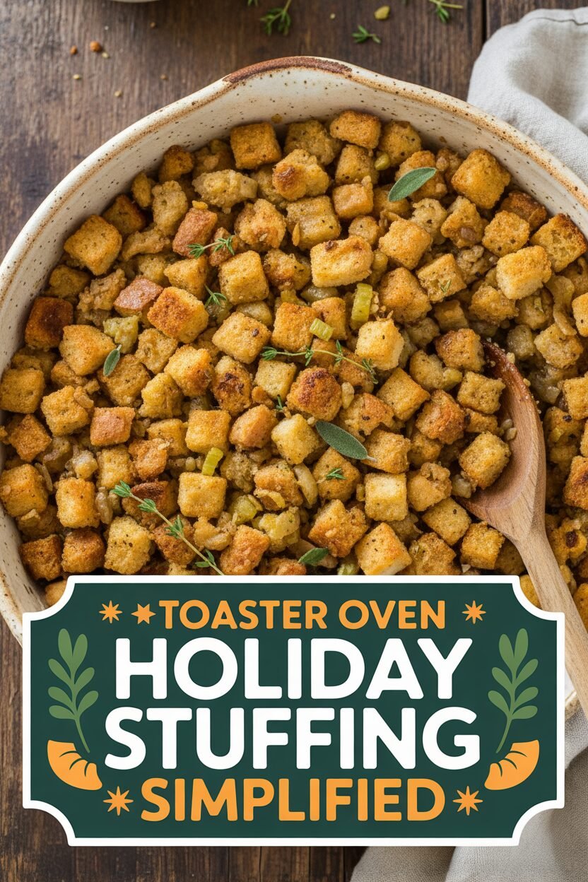 Toaster Oven Holiday Stuffing Simplified