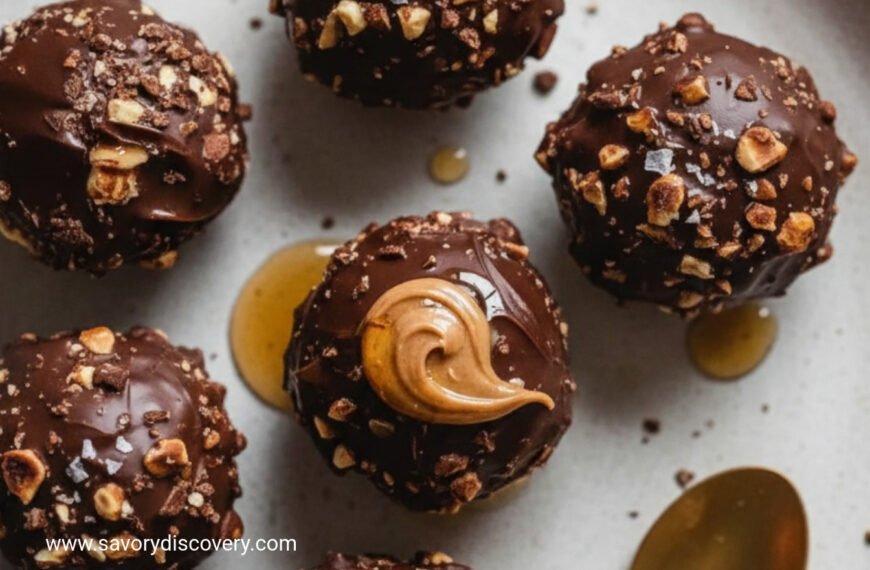 Vegan Golden Hazelnut Truffle Delights