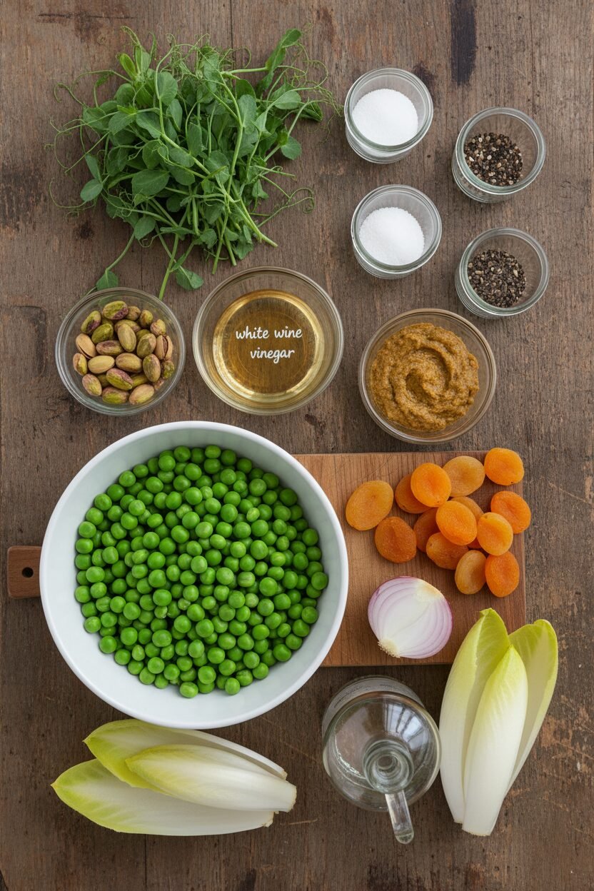 Warm Apricot Pistachio Christmas Salad