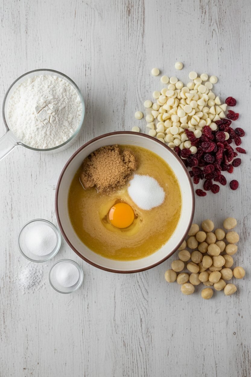 White Chocolate Macadamia Cranberry Bliss