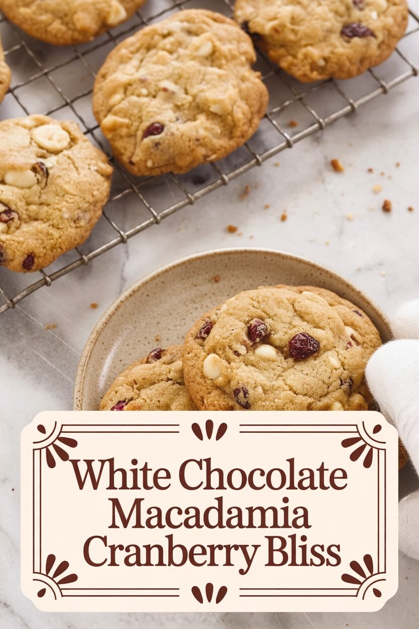 White Chocolate Macadamia Cranberry Bliss