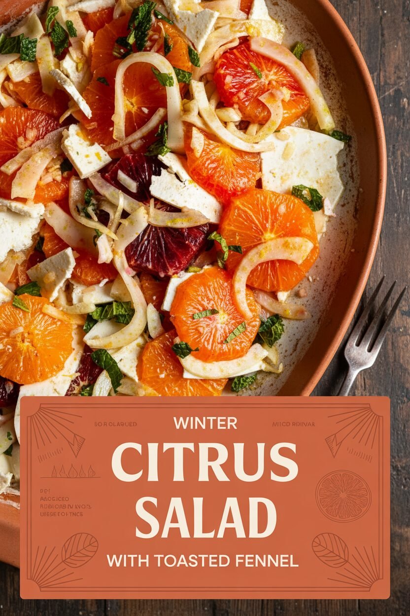 Winter Citrus Salad with Toasted Fennel