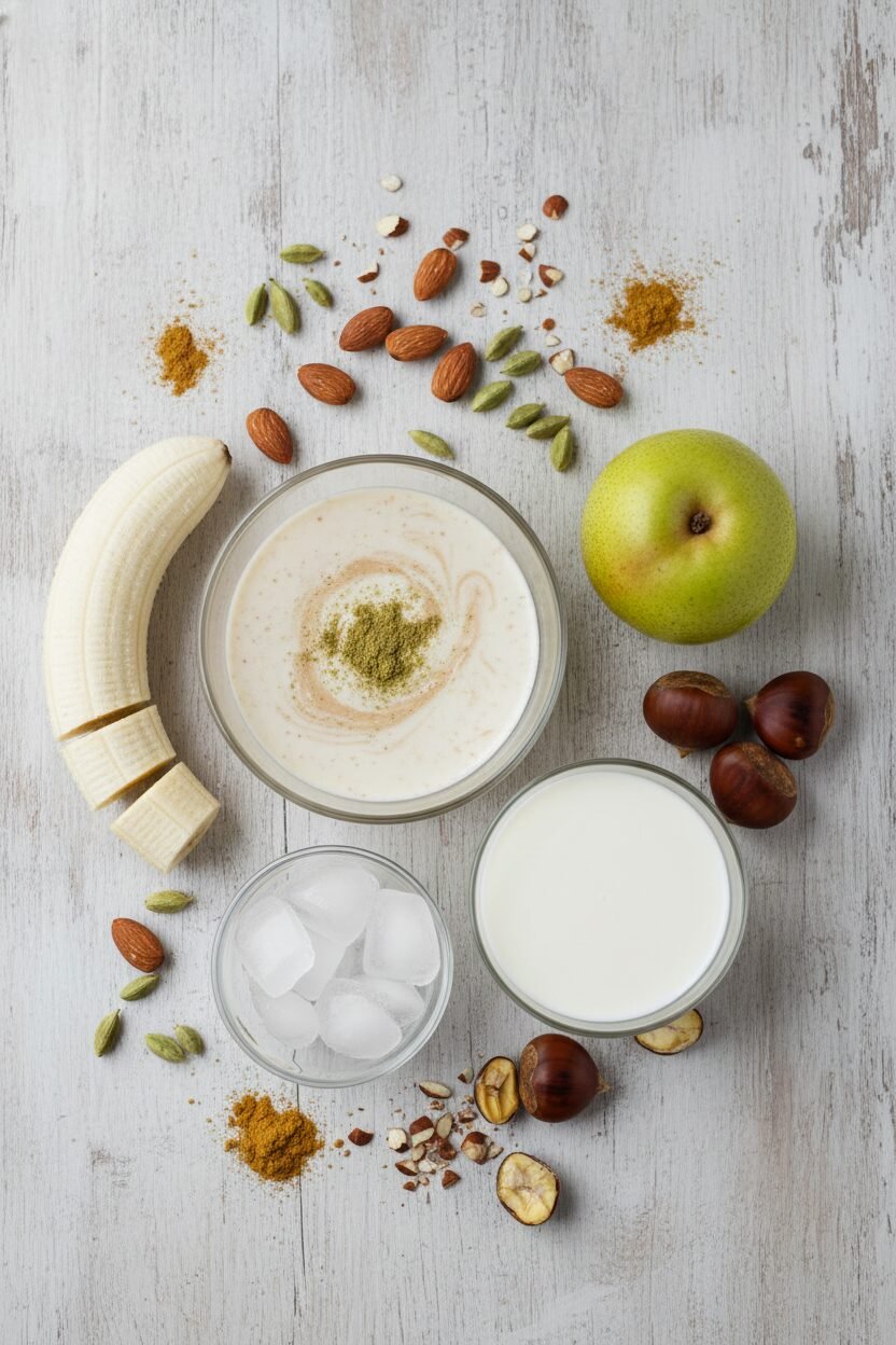 Winter Pear and Chestnut Noel Smoothie