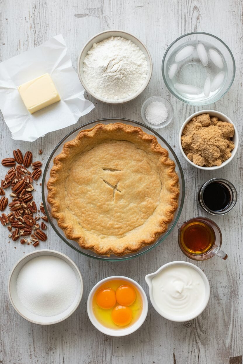 Yuletide Brown Sugar Pecan Pie