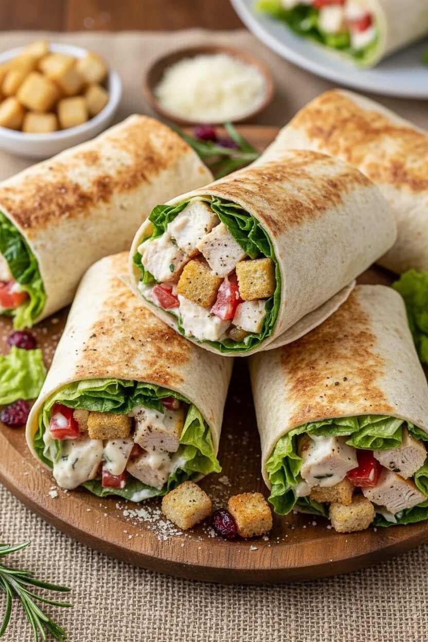 Yuletide Caesar Wrap Feast