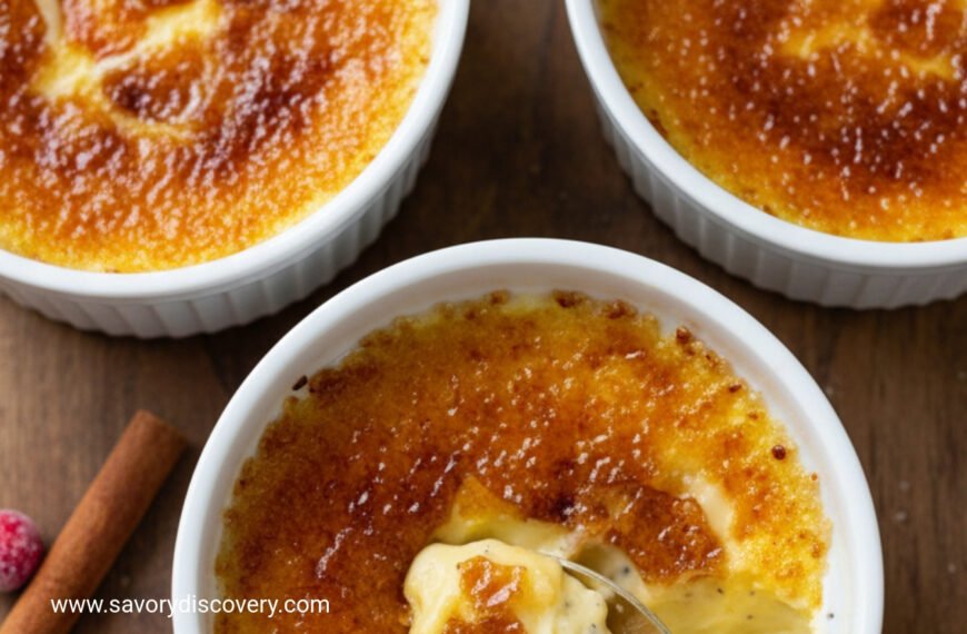 Yuletide Creme Brulee Delight