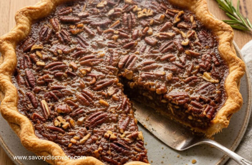 Yuletide Maple Pecan Pie