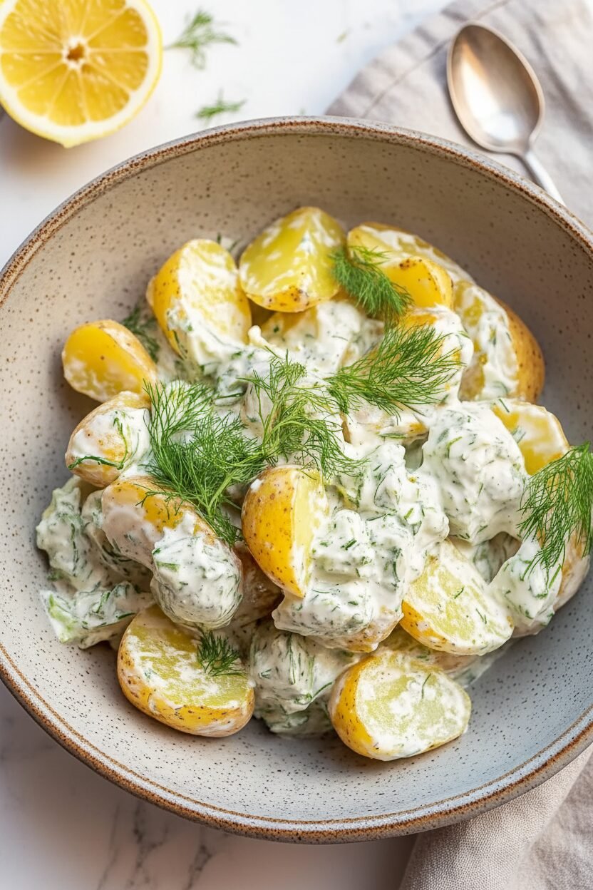 Yuletide Tzatziki Potato Delight