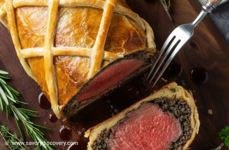 Yuletide Wellington with Festive Garnish