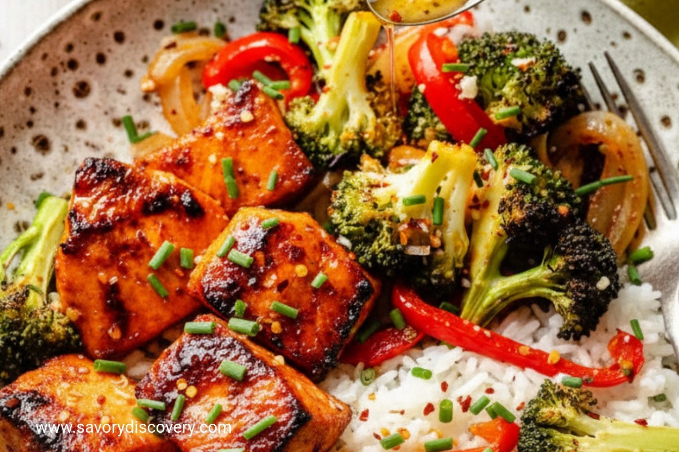 Holiday Glazed Salmon Recipe (with Perfect Roasted Veggies!)