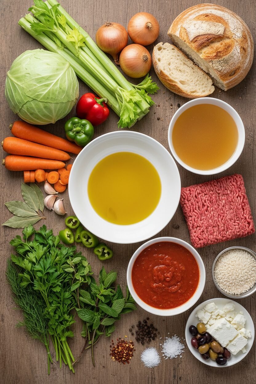 Mediterranean Yuletide Cabbage Soup