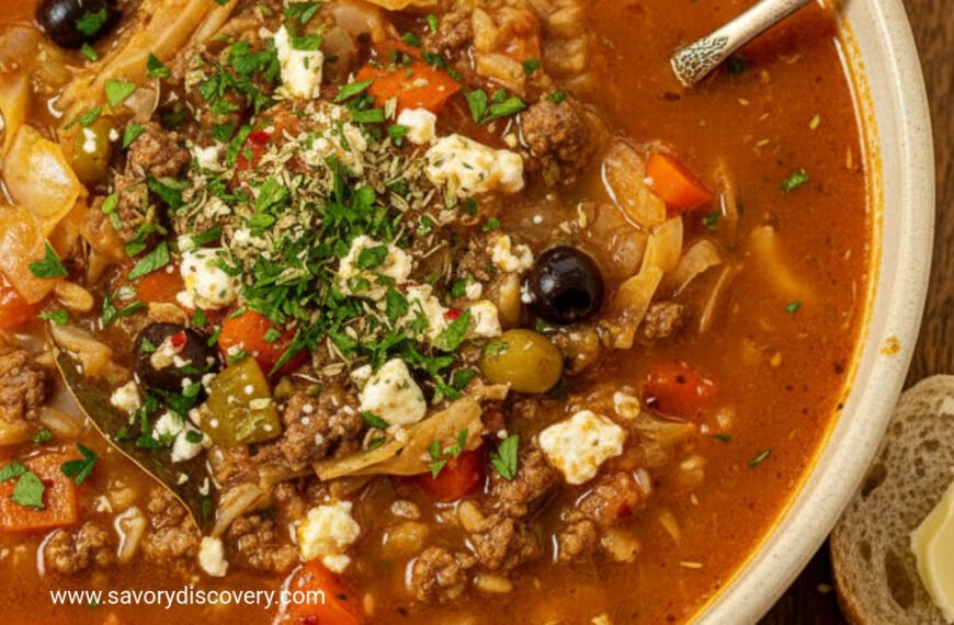 Mediterranean Cabbage Soup | The spices are the magic