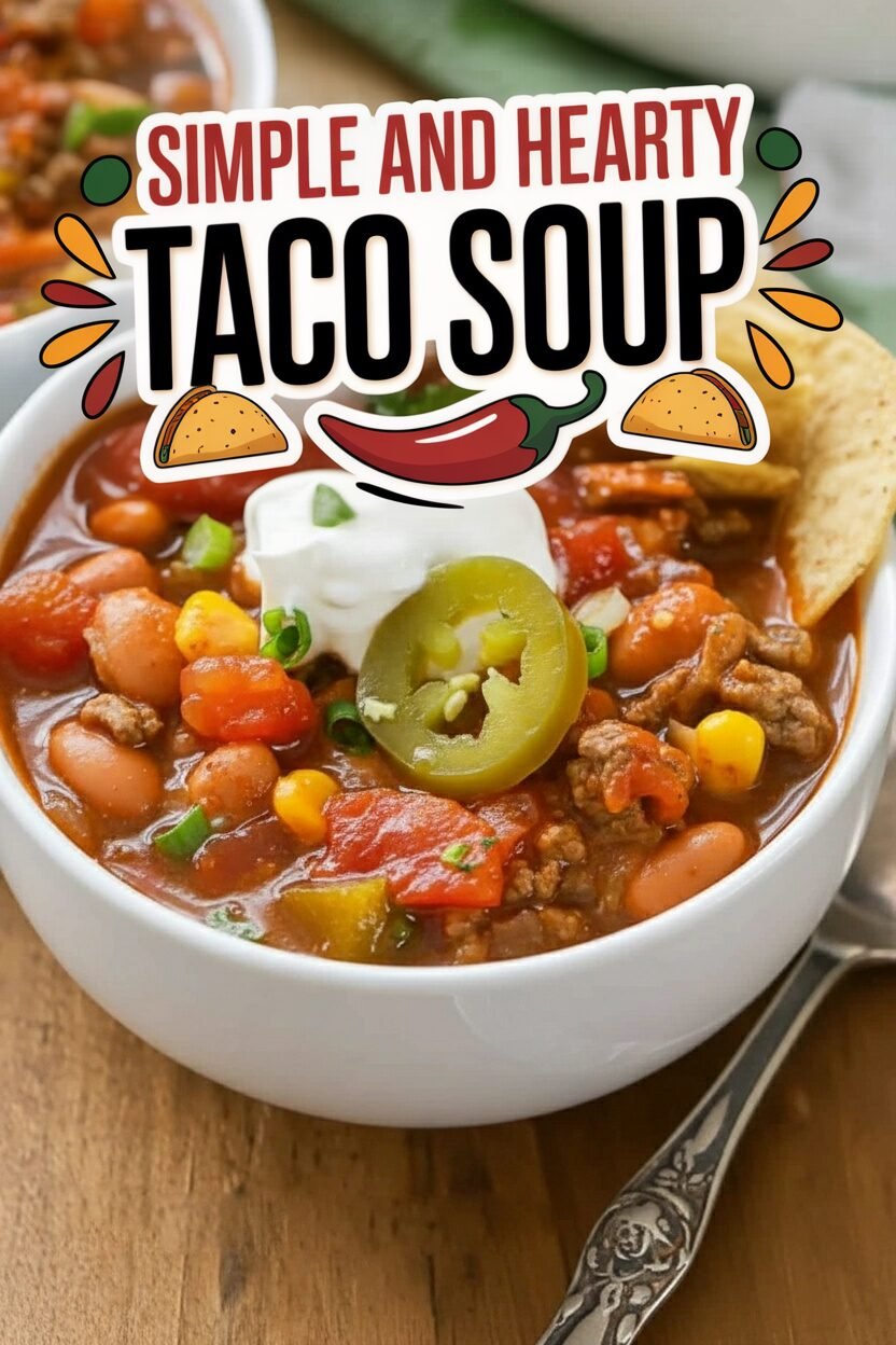 Simple and Hearty Taco Soup