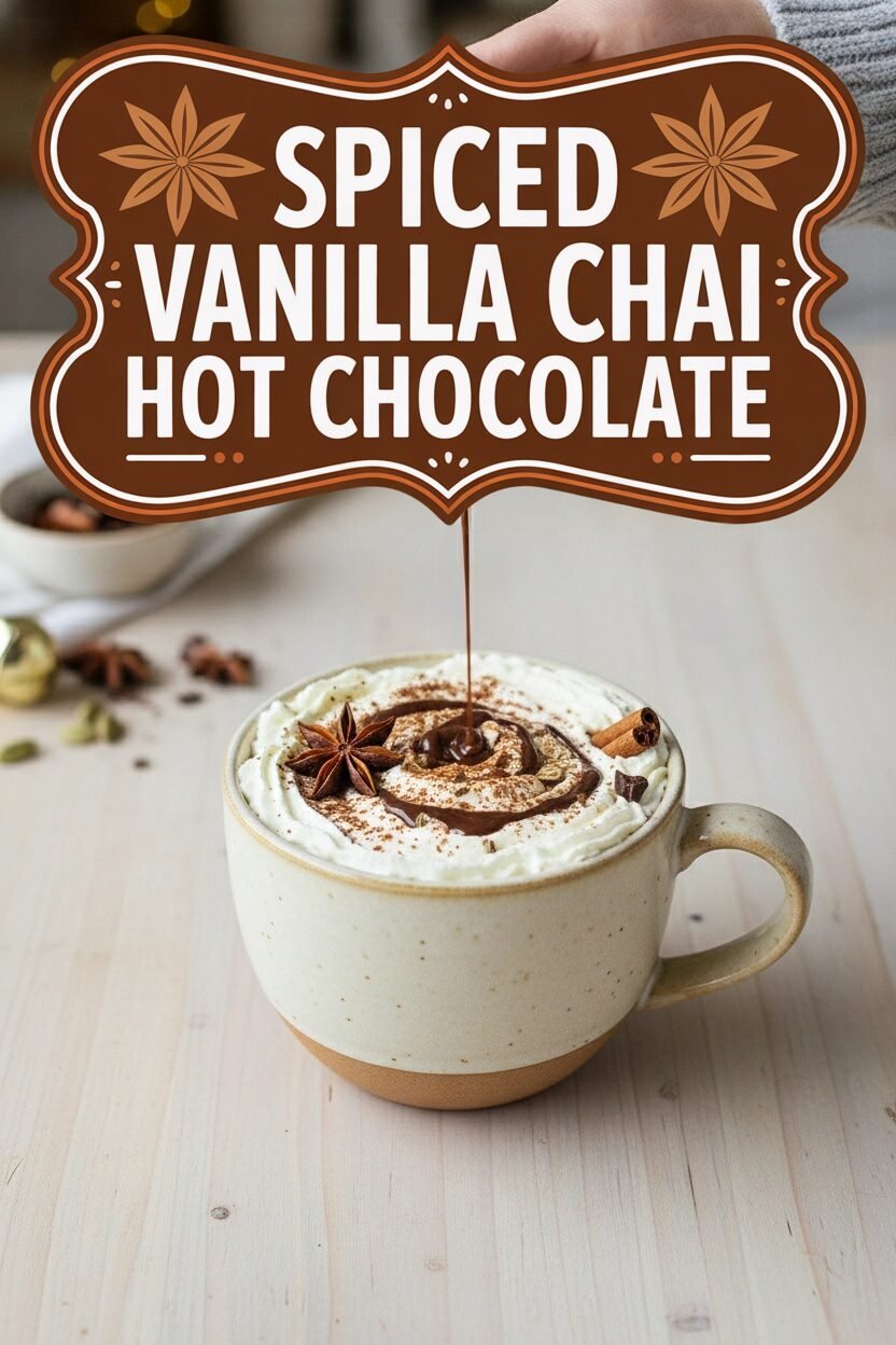 Spiced Vanilla Chai Hot Chocolate