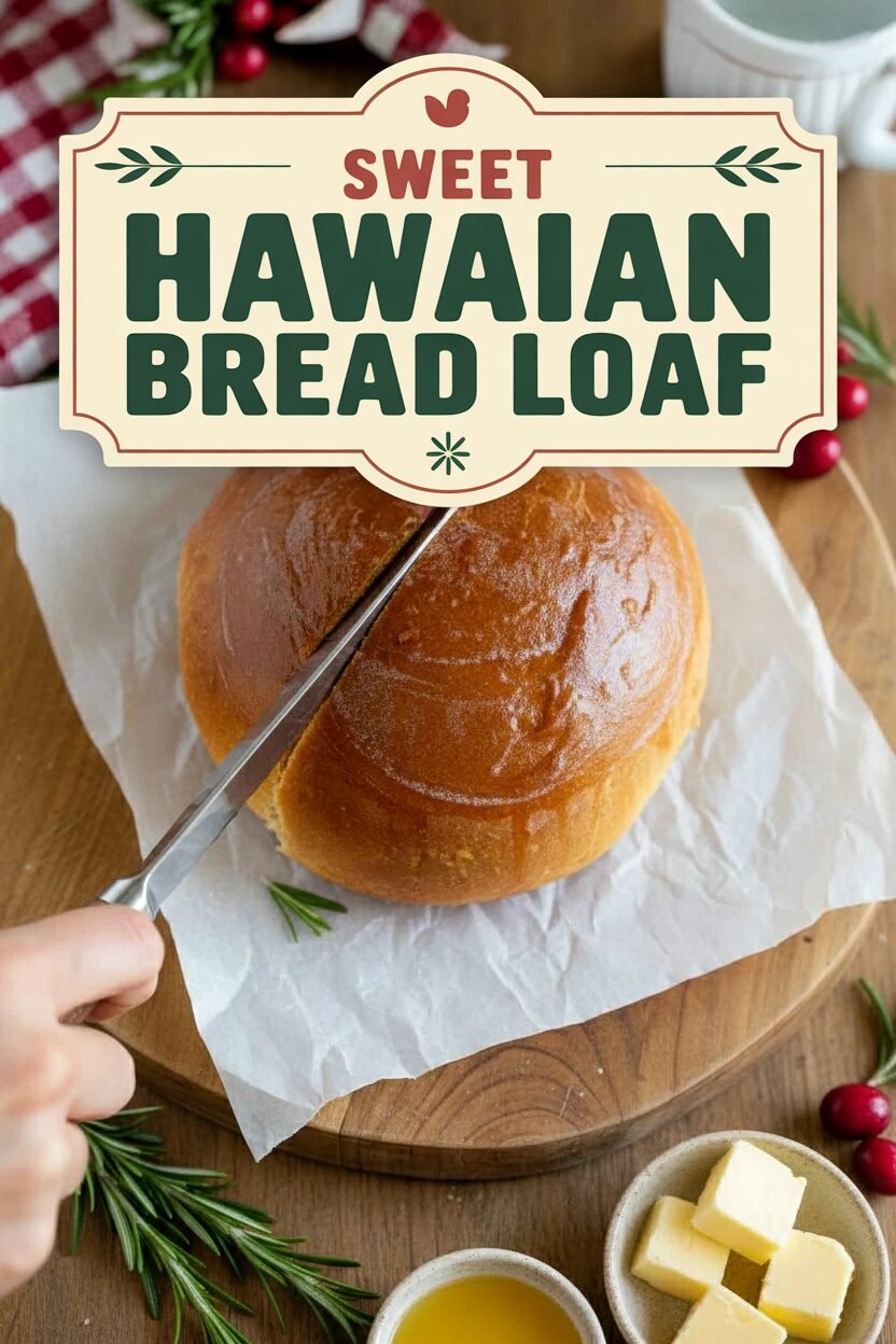 Sweet Hawaiian Bread Loaf