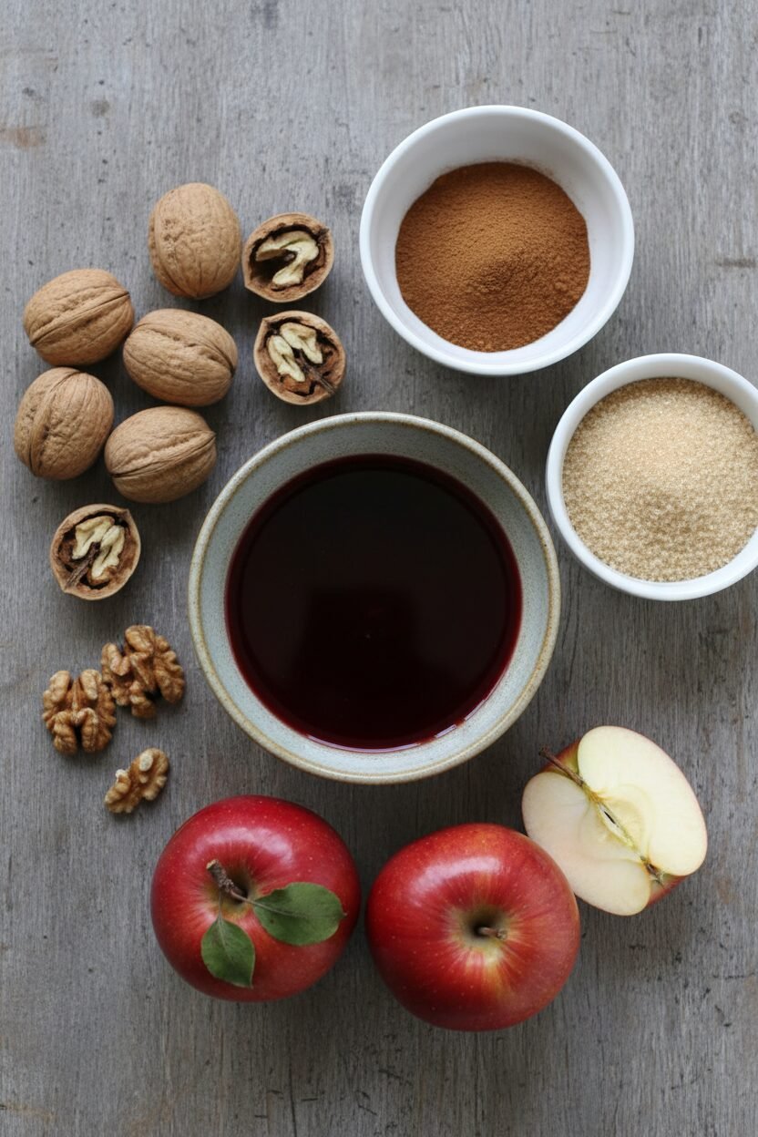 Apple Walnut Wine Charoset for Passover