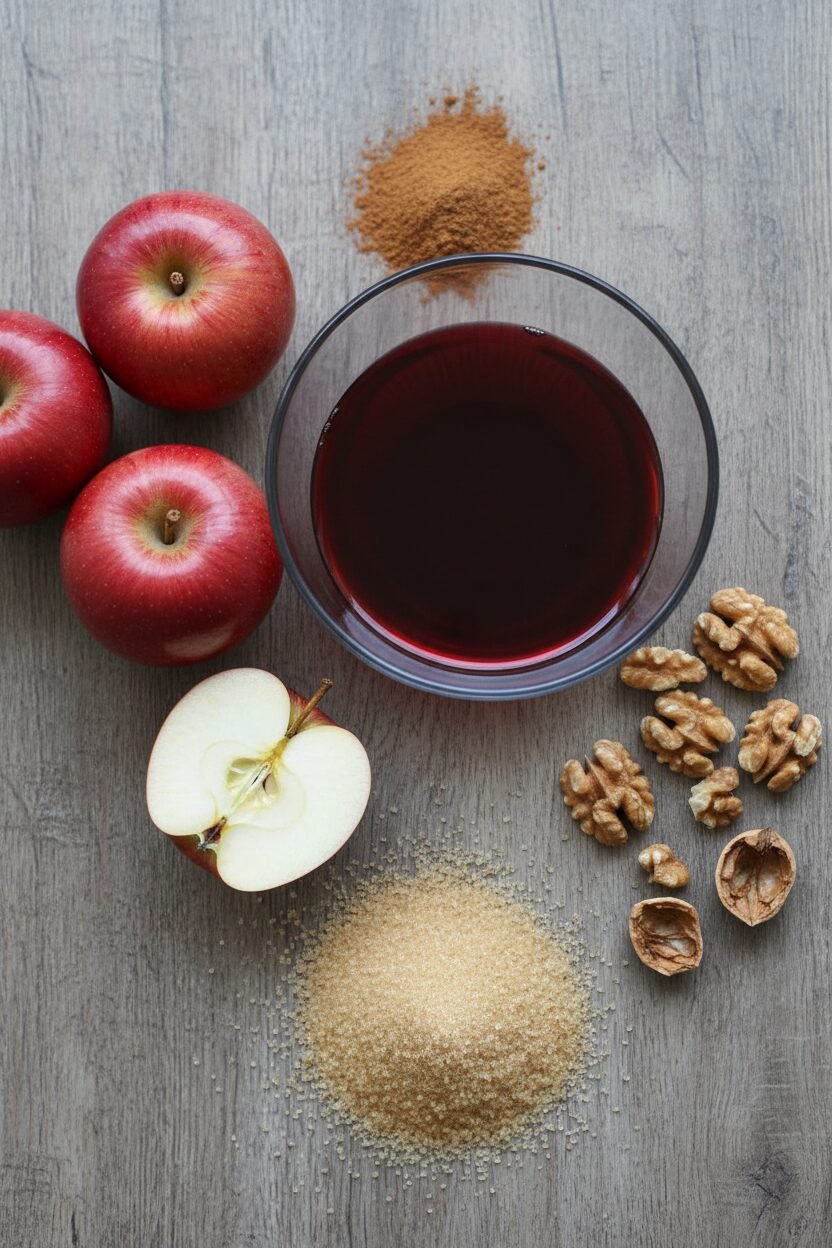Apple Walnut Wine Charoset for Passover