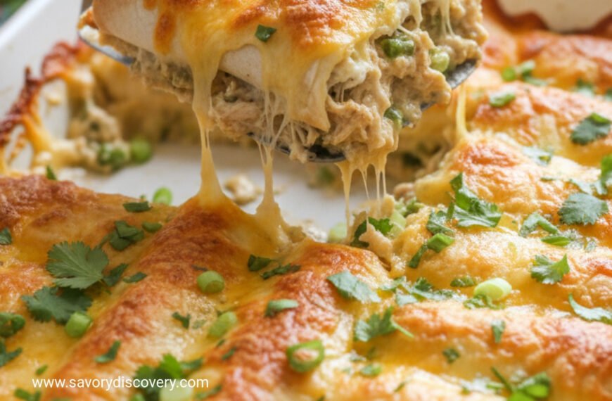 Cheesy Chicken Taquitos Bake