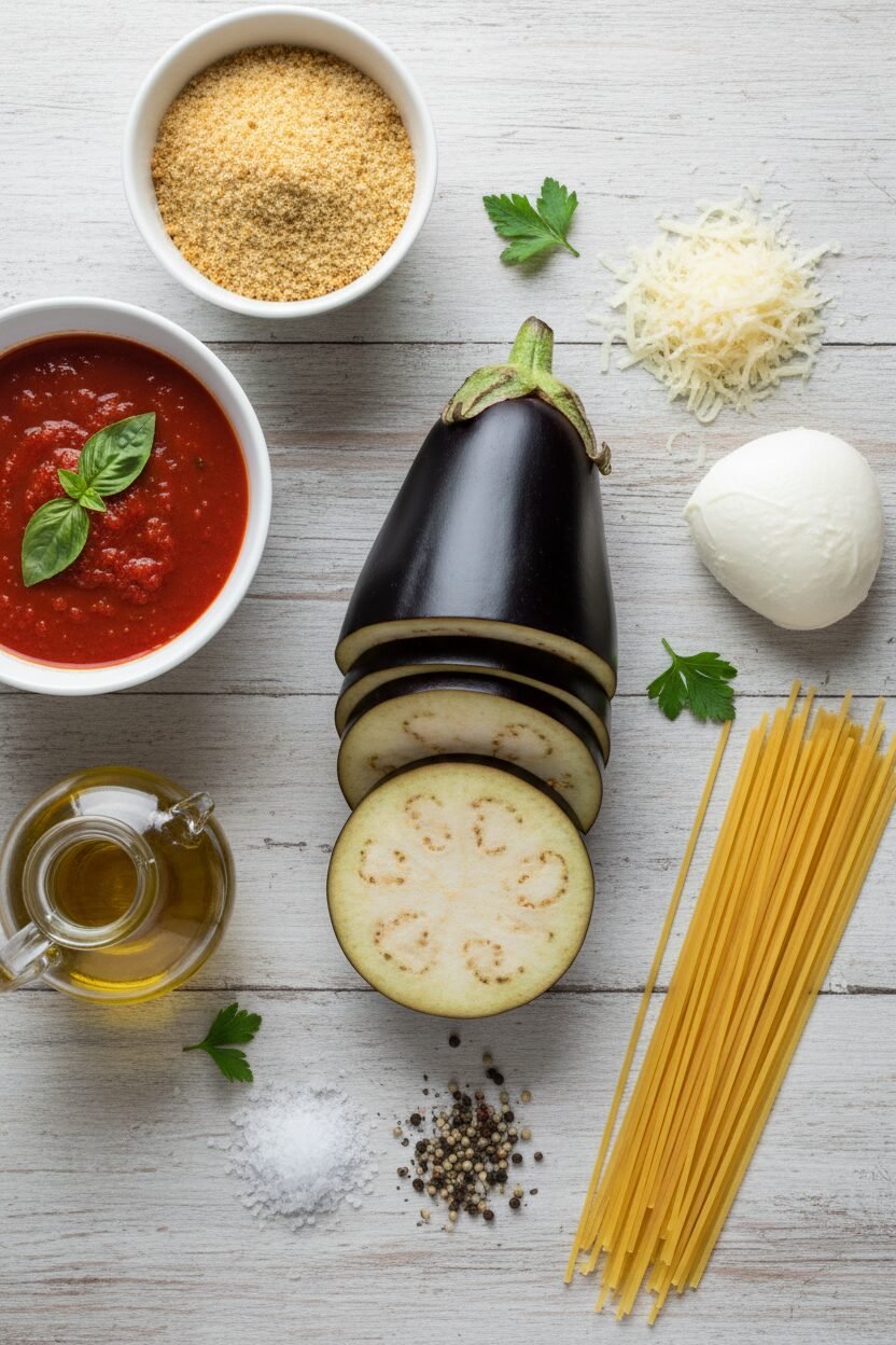 Baked Eggplant Parmesan Skillet