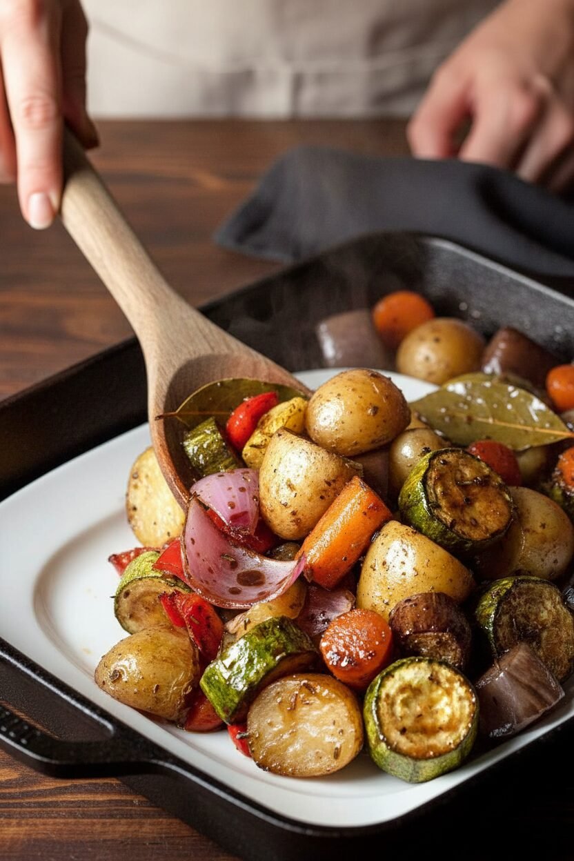 Balsamic Honey Glazed Roasted Roots