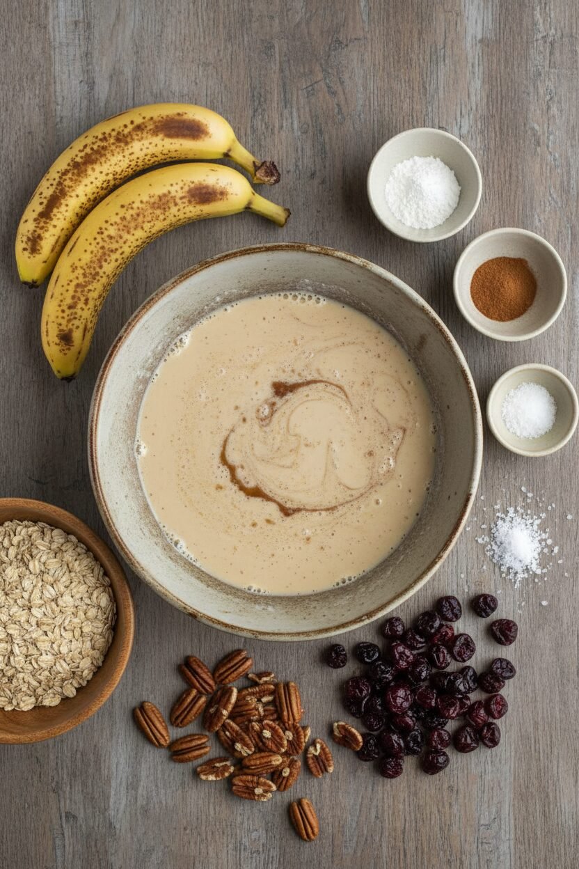 Banana Nut Baked Oatmeal Bars