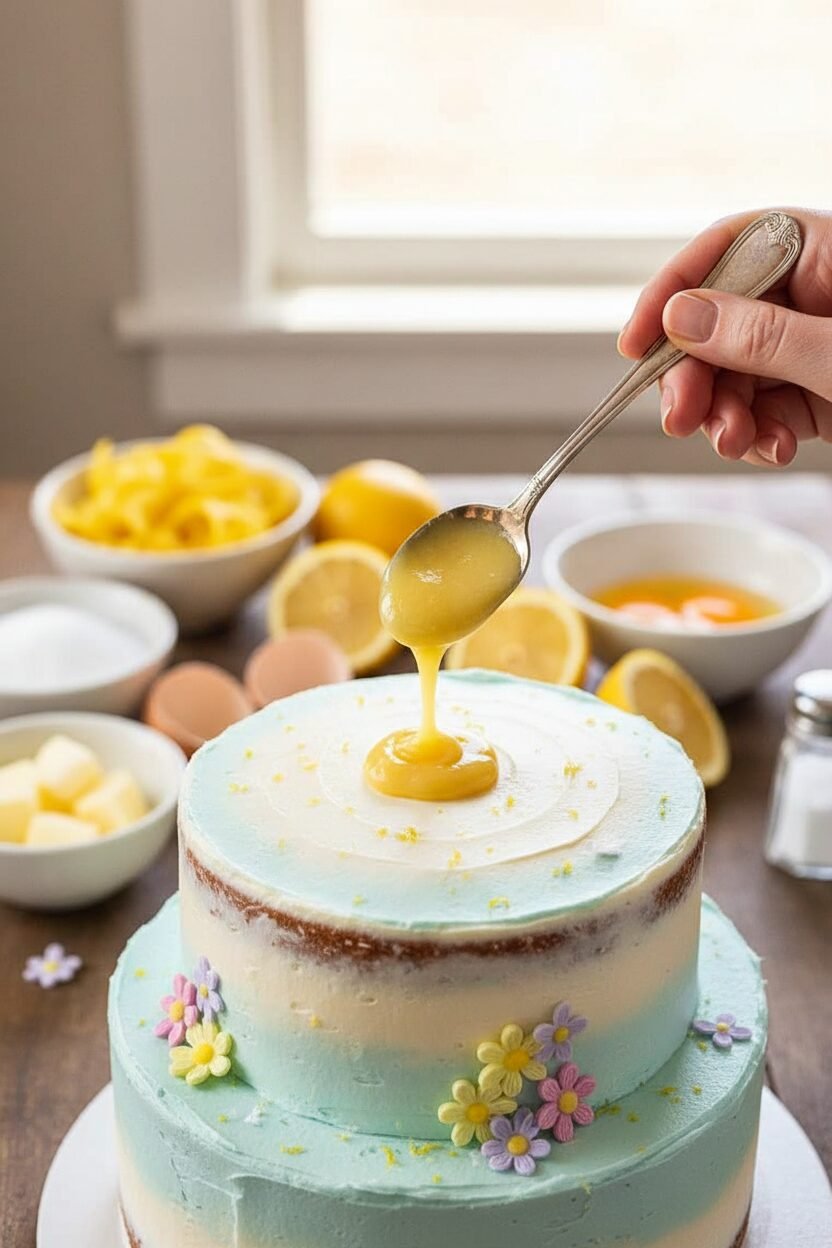 Bright Lemon Curd for Springtime Cakes