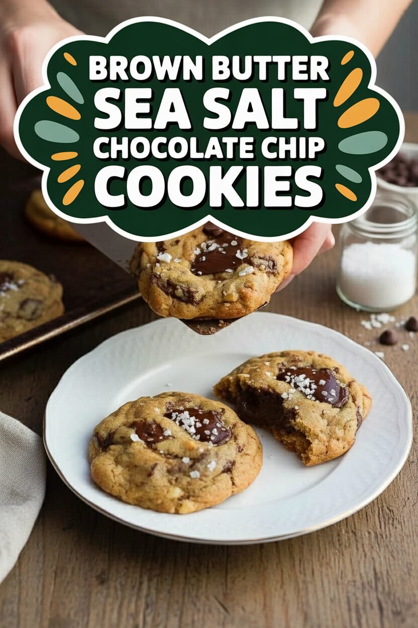 Brown Butter Sea Salt Chocolate Chip Cookies