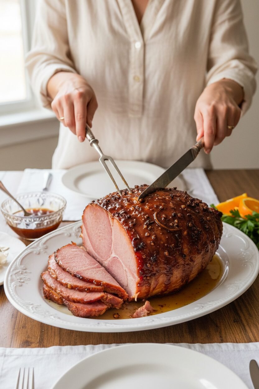 Brown Sugar Glazed Honey Ham