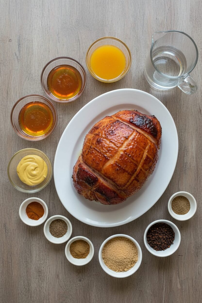 Brown Sugar Glazed Honey Ham