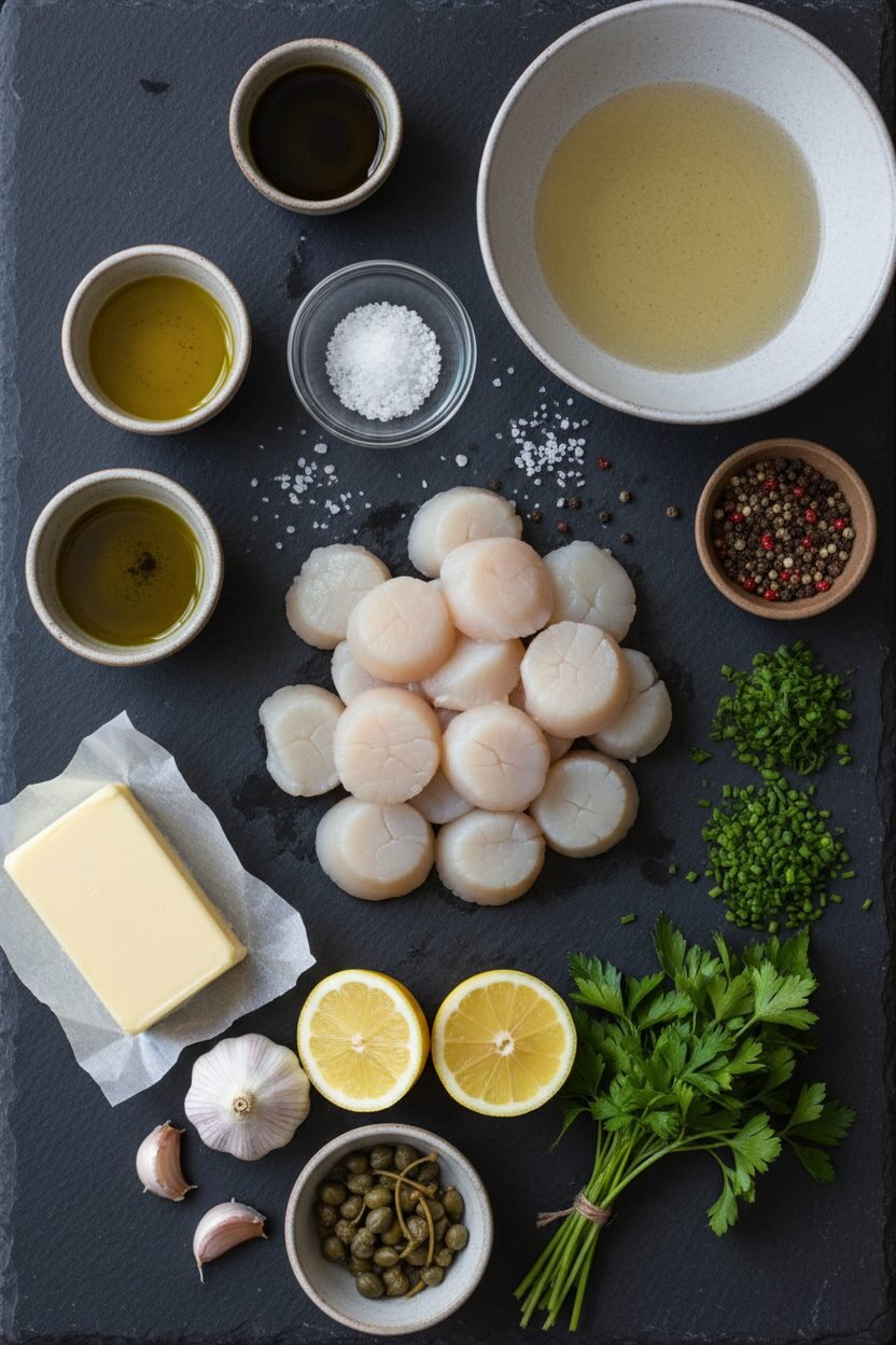 Buttery Lemon Scallops in Fifteen Minutes