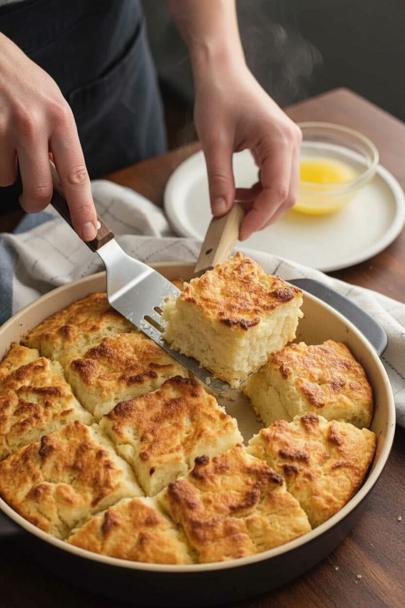 Buttery Pan Biscuits with Crispy Edges