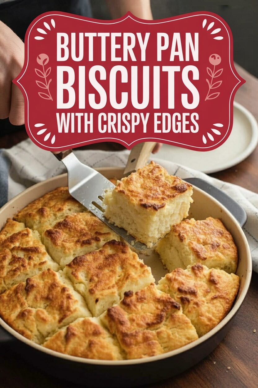 Buttery Pan Biscuits with Crispy Edges