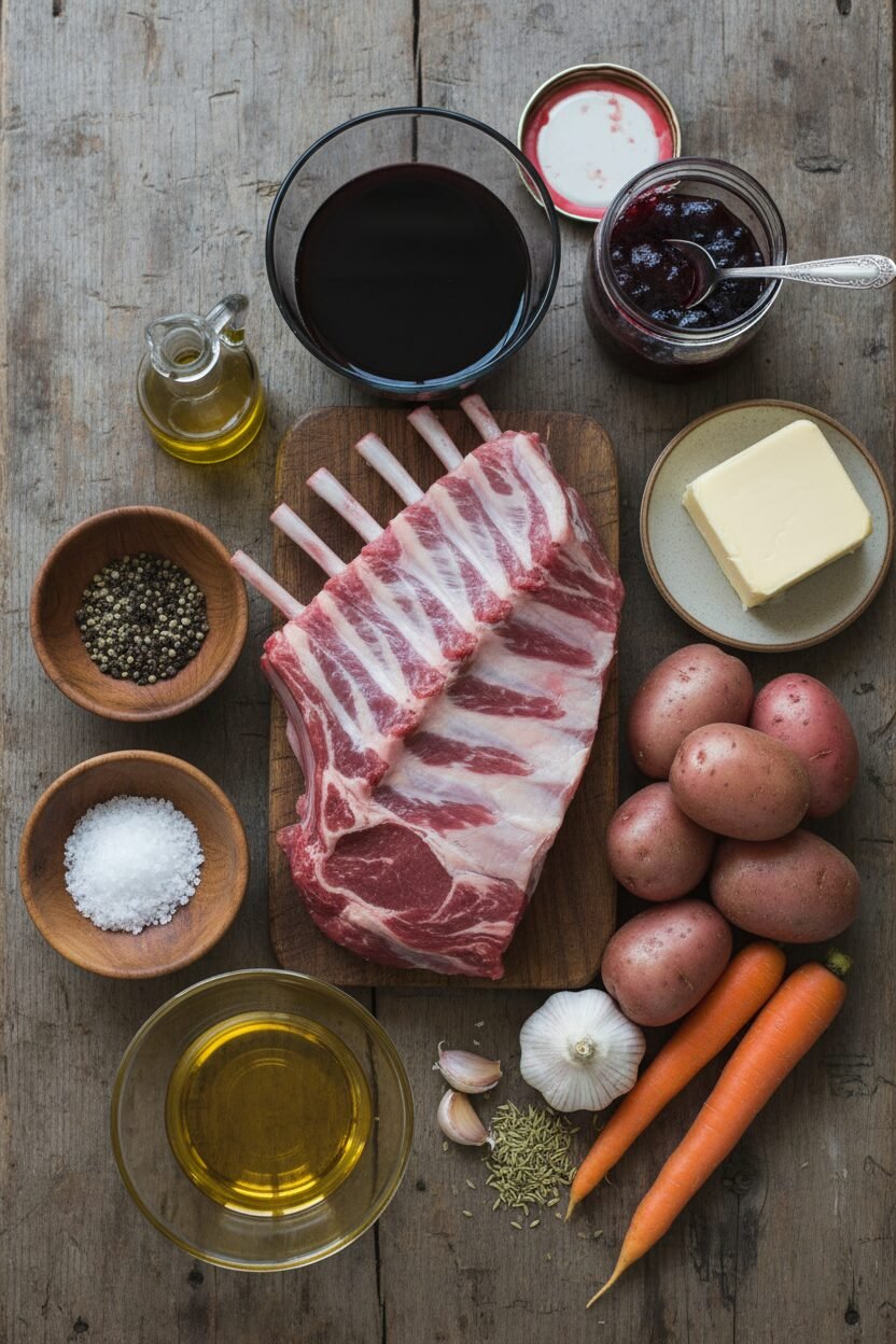 Cherry Glazed Rack of Lamb